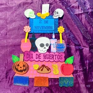 2 de Noviembre Día de Muertos Foam decor